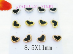 Stainless steel jewelry Earring (6pairs) wholesale