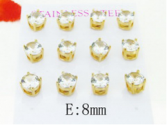 Stainless steel jewelry Earring (6pairs) wholesale