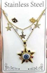 Stainless steel jewelry Necklace Earrings set Wholesale