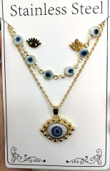 Stainless steel jewelry Necklace Earrings set Wholesale