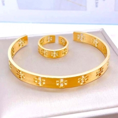 Stainless steel jewelry women Bracelet and ring Wholesale