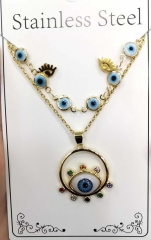 Stainless steel jewelry Necklace Earrings set Wholesale