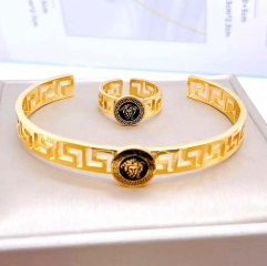 Stainless steel jewelry women Bracelet and ring Wholesale
