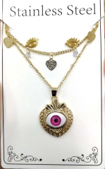 Stainless steel jewelry Necklace Earrings set Wholesale