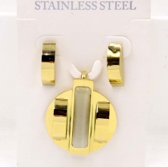 Stainless steel jewelry Necklace Earrings set Wholesale