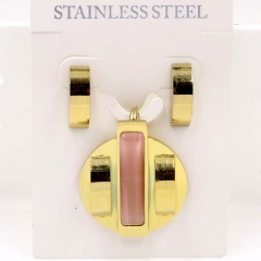Stainless steel jewelry Necklace Earrings set Wholesale