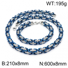 Stainless steel jewelry Necklace Bracelet set Wholesale