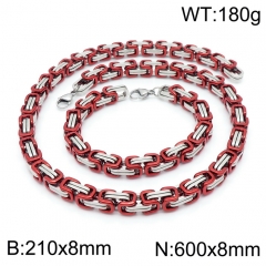 Stainless steel jewelry Necklace Bracelet set Wholesale