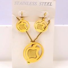 Stainless steel jewelry Necklace Earrings set Wholesale