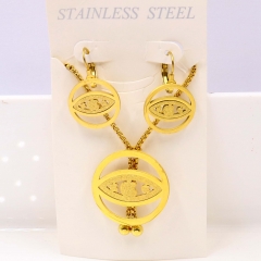 Stainless steel jewelry Necklace Earrings set Wholesale
