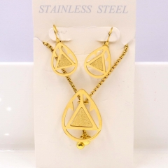 Stainless steel jewelry Necklace Earrings set Wholesale