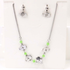Stainless steel jewelry Necklace Earrings set Wholesale