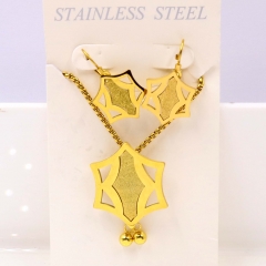 Stainless steel jewelry Necklace Earrings set Wholesale