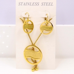 Stainless steel jewelry Necklace Earrings set Wholesale