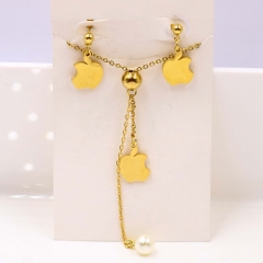 Stainless steel jewelry Necklace Earrings set Wholesale