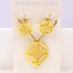 Stainless steel jewelry Necklace Earrings set Wholesale