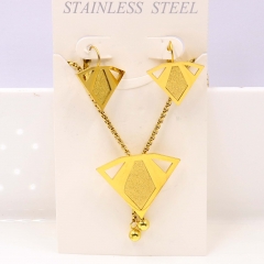 Stainless steel jewelry Necklace Earrings set Wholesale