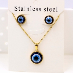 Stainless steel jewelry Necklace Earrings set Wholesale