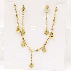 Stainless steel jewelry Necklace Earrings set Wholesale