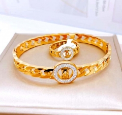 Stainless steel jewelry Bracelet ring set Wholesale