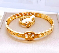 Stainless steel jewelry Bracelet ring set Wholesale
