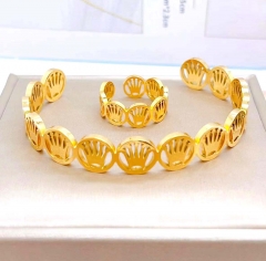 Stainless steel jewelry Bracelet ring set Wholesale