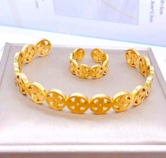 Stainless steel jewelry Bracelet ring set Wholesale