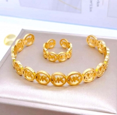 Stainless steel jewelry Bracelet ring set Wholesale