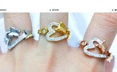 Stainless steel jewelry ring wholesale