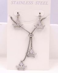 Stainless steel jewelry Necklace Earrings set Wholesale