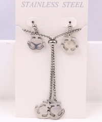 Stainless steel jewelry Necklace Earrings set Wholesale