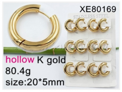 Stainless steel jewelry Earring (6pcs) wholesale