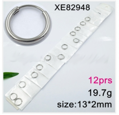 Stainless steel jewelry Earring （12pcs）wholesale