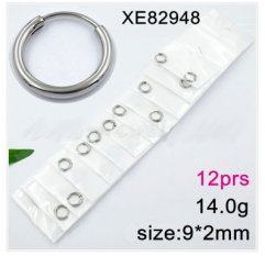 Stainless steel jewelry Earring （12pcs）wholesale