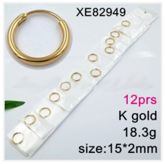 Stainless steel jewelry Earring （12pcs）wholesale