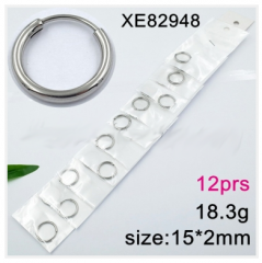 Stainless steel jewelry Earring （12pcs）wholesale