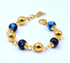 Stainless steel jewelry women beaded bracelet  Wholesale