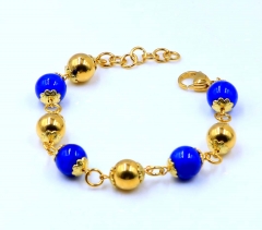Stainless steel jewelry women beaded bracelet  Wholesale