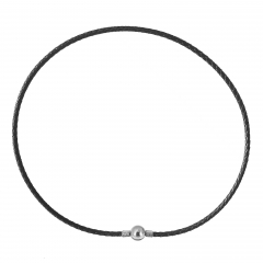 Stainless steel jewelry Leather necklace Wholesale