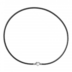 Stainless steel jewelry Leather necklace Wholesale