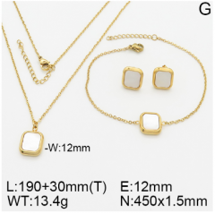 Stainless steel jewelry necklace earring bracelet set wholesale