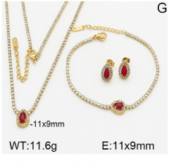 Stainless steel jewelry necklace earring bracelet set wholesale