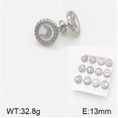 Stainless steel jewelry Fashion Earrings 6 pcs wholesale