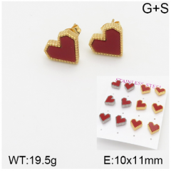 Stainless steel jewelry Fashion Earrings 6 pcs wholesale