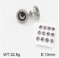 Stainless steel jewelry Fashion Earrings 6 pcs wholesale