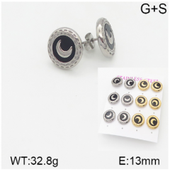 Stainless steel jewelry Fashion Earrings 6 pcs wholesale