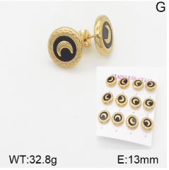 Stainless steel jewelry Fashion Earrings 6 pcs wholesale