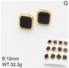Stainless steel jewelry Fashion Earrings 6 pcs wholesale