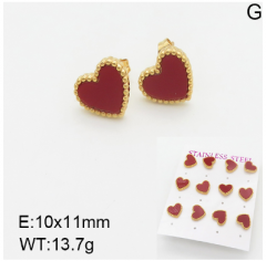 Stainless steel jewelry Fashion Earrings 6 pcs wholesale