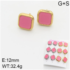 Stainless steel jewelry Fashion Earrings 6 pcs wholesale